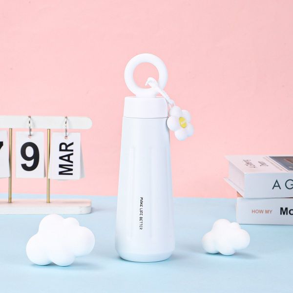 VERCHINI - Bình nước giữ nhiệt Inox 316 họa tiết cánh hoa