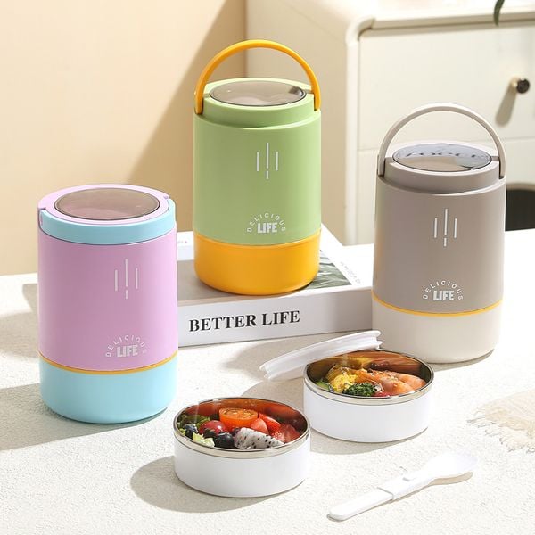 VERCHINI - Hộp cơm giữ nhiệt 3 ngăn