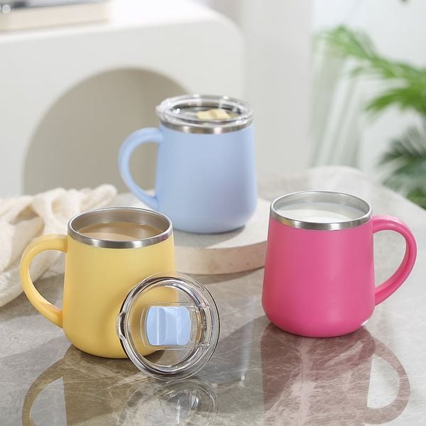 VERCHINI - Cốc nước inox 304 phong cách Hàn Quốc