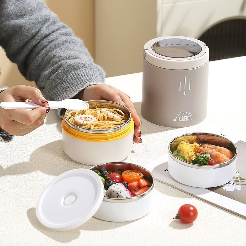 VERCHINI - Hộp cơm giữ nhiệt 3 ngăn