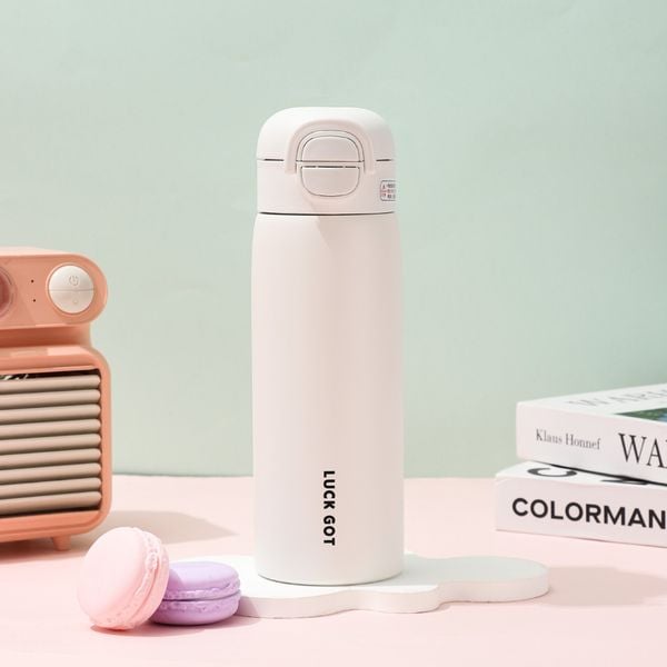 VERCHINI - Bình nước giữ nhiệt Inox 316 phối màu trơn phong cách