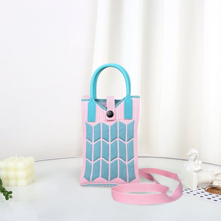 VERCHINI - Túi len đeo chéo mini