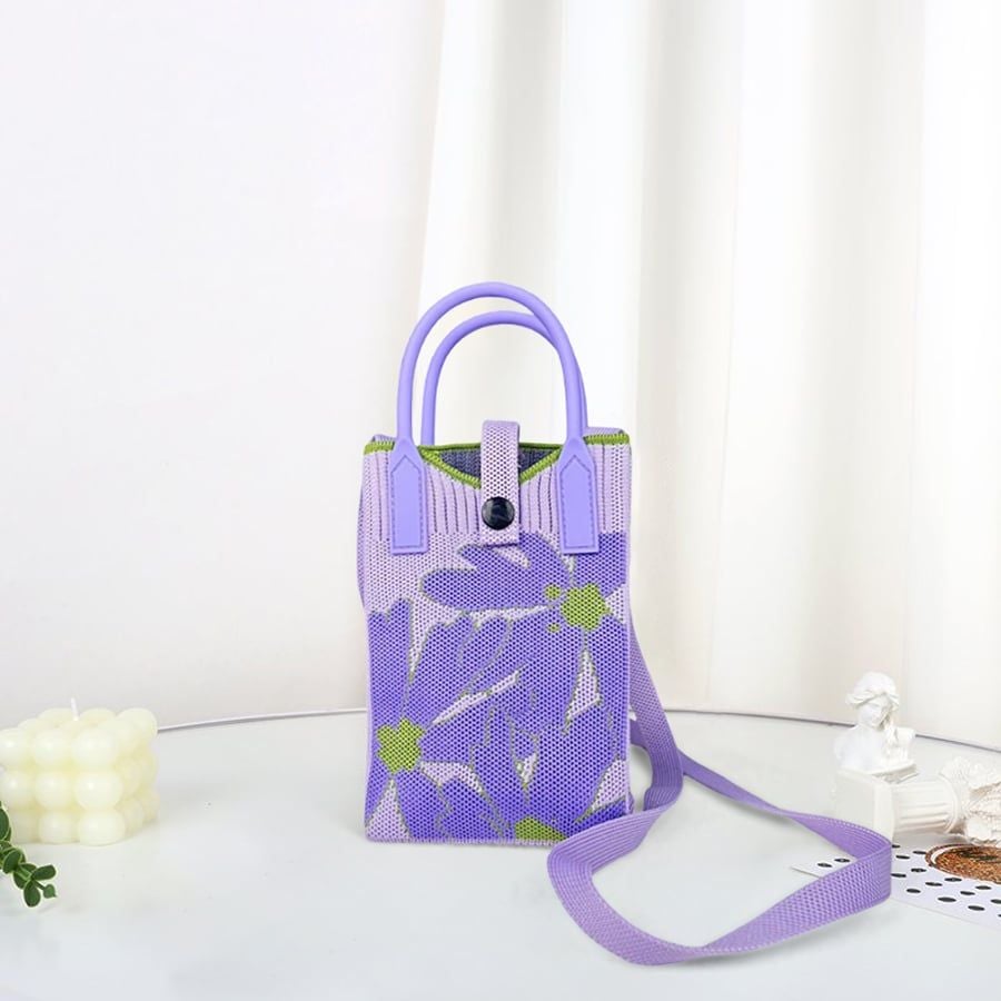 VERCHINI - Túi len đeo chéo mini