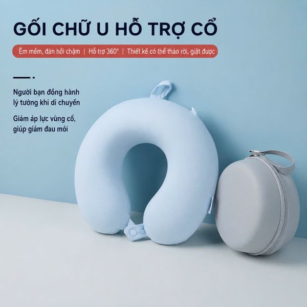 VERCHINI - Gối kê cổ chữ U cao su non