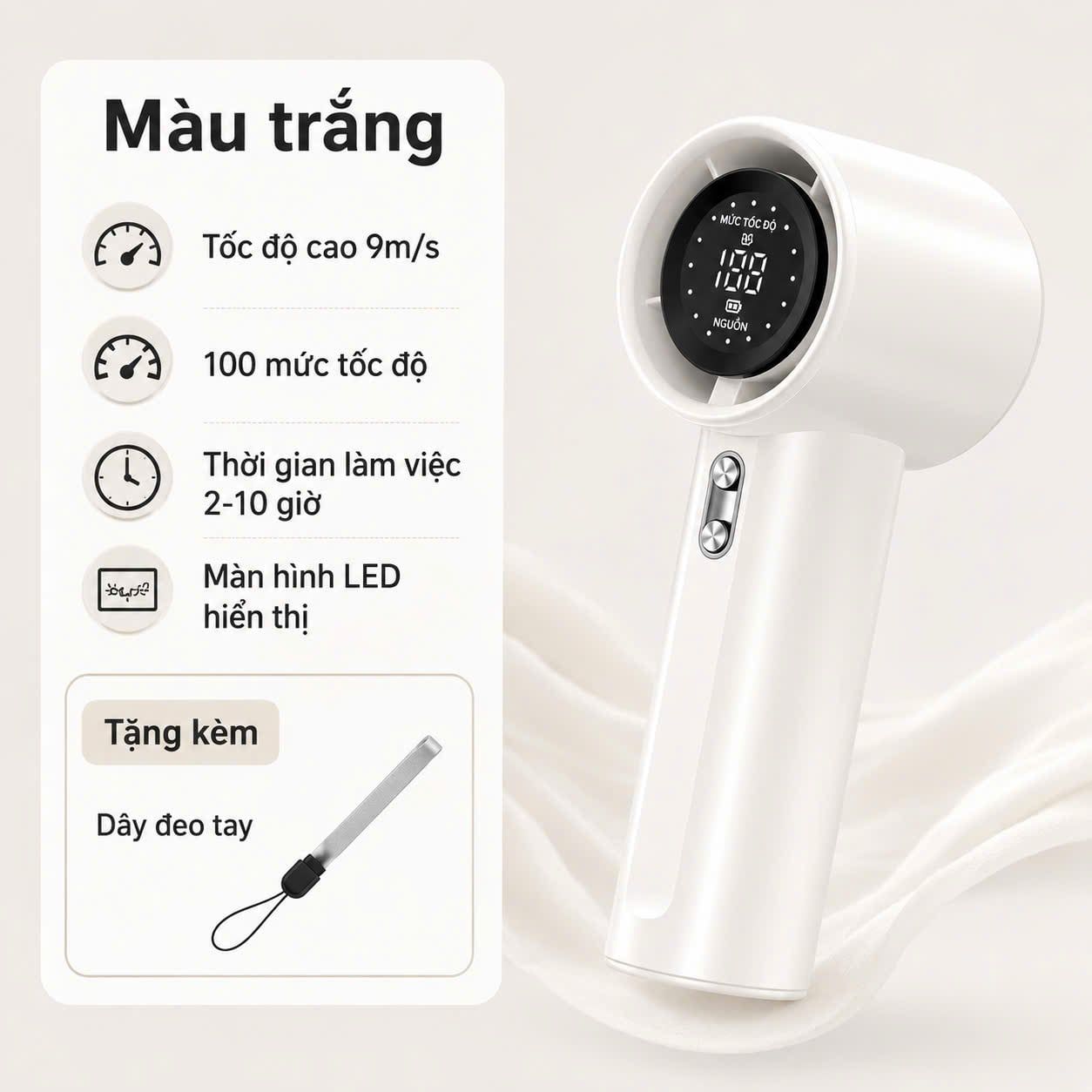 VERCHINI - Quạt Mini Cầm Tay SP0129