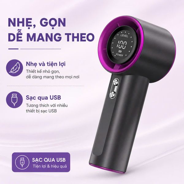 VERCHINI - Quạt Mini Cầm Tay SP0129