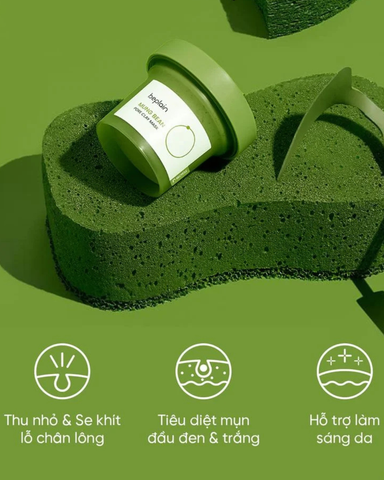  Mặt nạ đất sét Beplain Mung Bean Pore Clay Mask 120ml 