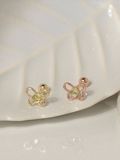  14K Peridot Butterfly Piercing 
