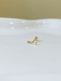  14K Slim Bar Piercing 
