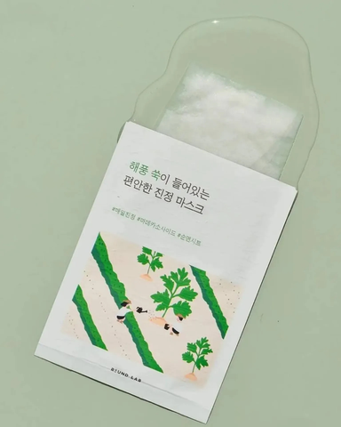  Mặt nạ dưỡng da Round Lab Mugwort Calming Mask 25ml 