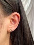  14K Star Outline Internal Flatback 