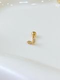  14K Leaf Piercing 