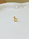  14K Gold Knot Piercing 
