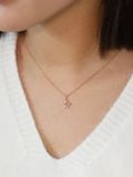  14K Dewdrop Flower Necklace 