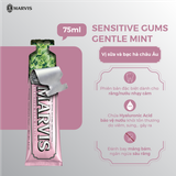  Kem đánh răng Marvis Sensitive Gums Mint 75ml 