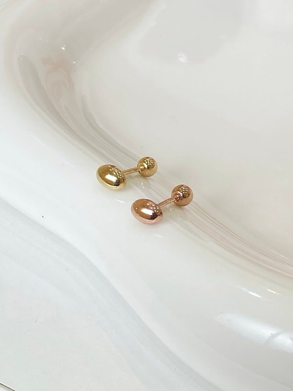  14K Rice Stud Piercing 