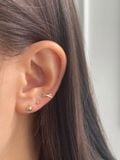  14K Cross Bar Piercing 