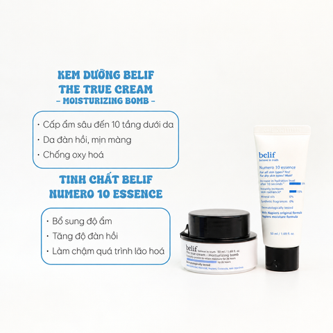  Kem Dưỡng Belif Moisturizing Bomb 30ML OY SET 