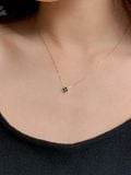  14K Black Clover Necklace 