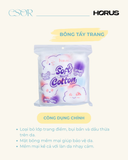  Bông tẩy trang Horus Round Soft Cotton Pads 200 Pcs 