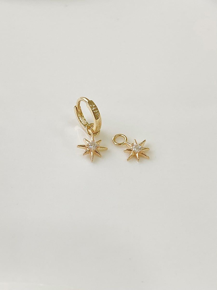  14K Soleil Sun Charm 