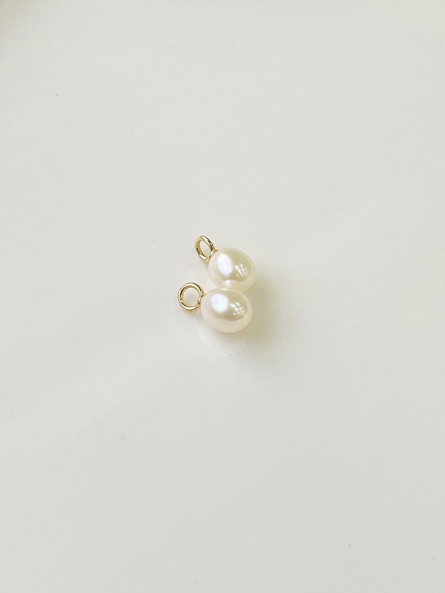  14K Soft Glow Pearl Charm 