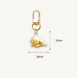  Key Ring Cún Bichon Đáng Yêu – Vàng 24K 999 0.02g 