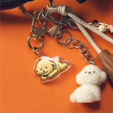  Key Ring Cún Bichon Đáng Yêu – Vàng 24K 999 0.02g 