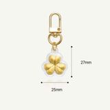  Key Ring Cỏ 3 Lá May Mắn – Vàng 24K 999 0.02g 
