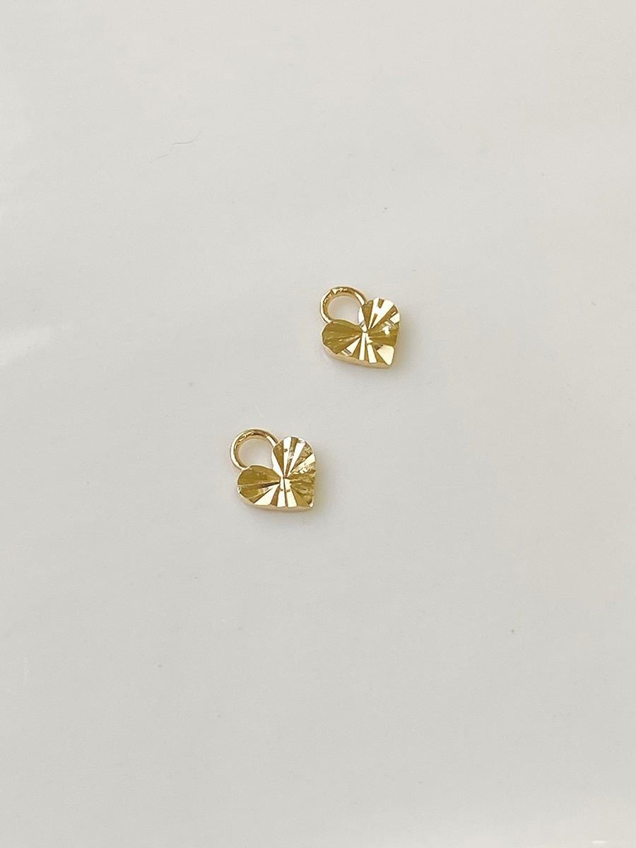  14K Stella Heart Charm 