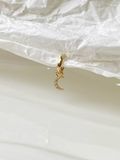  14K Cresent Moon Charm 
