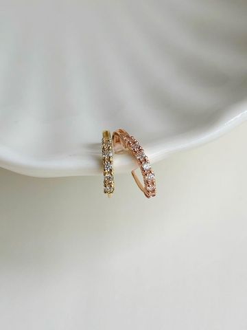  14K Basic Cubic Hoops (3 size S, M, L) 