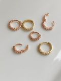  14K Basic Cubic Hoops (3 size S, M, L) 