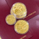  Đồng Xu Thập Trường Sinh Vàng 24K 9999 (0.2g) - Trường Thọ & Thịnh Vượng 