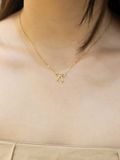  14K Dainty Ribbon Necklace 