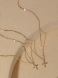  14K Lumiere Cross Necklace 