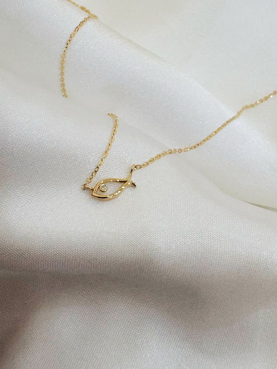  14K Lucky Myeongtae Necklace 