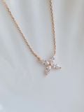  14K Bloom Petal Necklace 