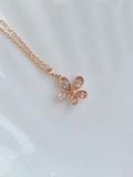  14K Dewdrop Flower Necklace 