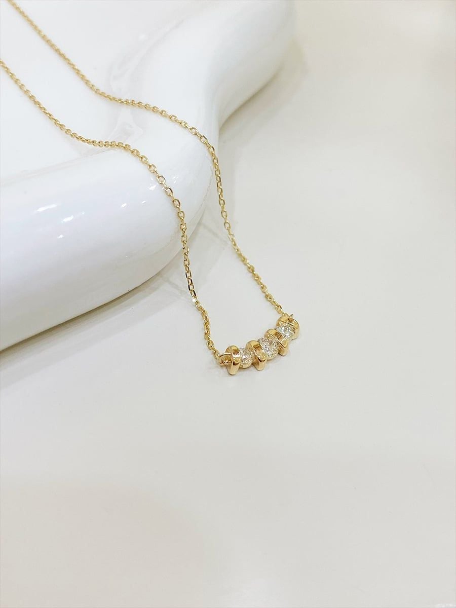  14K Eternal Glow Lab Dia Necklace 