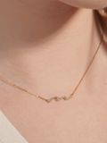  14K Ocean Wave Necklace 