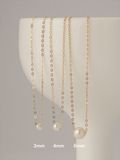  14K Daily Single Pearl Necklace (3 size) 