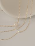  14K Daily Single Pearl Necklace (3 size) 