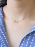  14K Pink Dew Pearl Necklace 