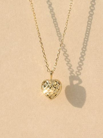  14K Glow Heart Necklace 