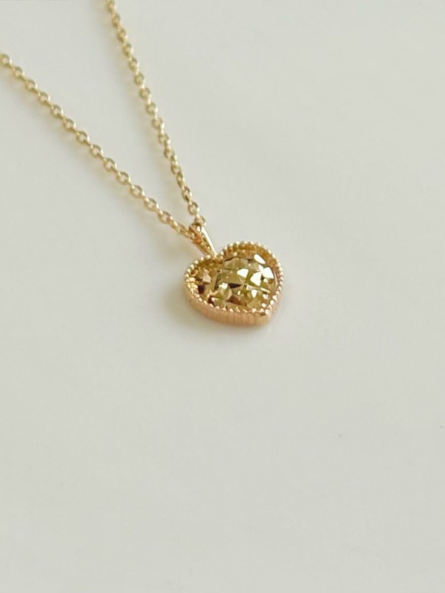 14K Glow Heart Necklace 