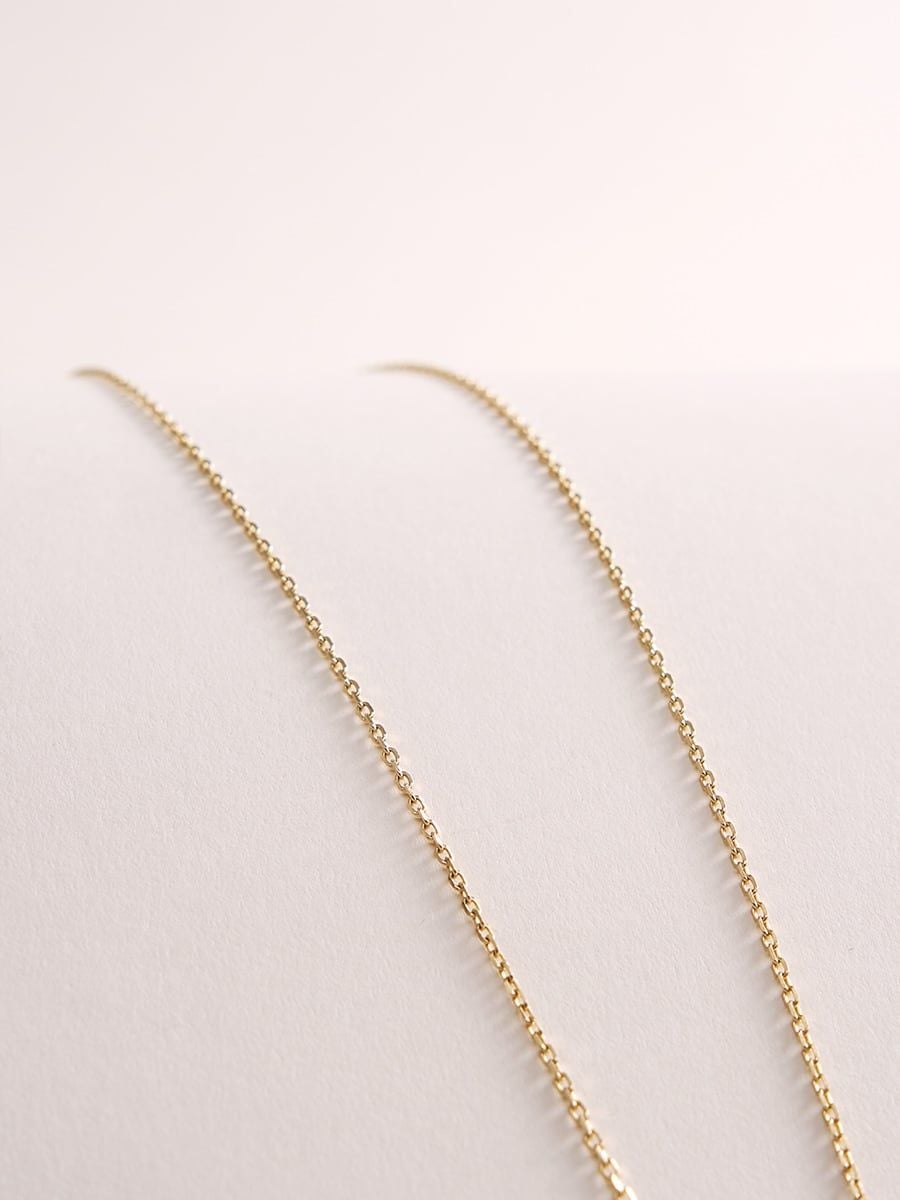  14K Drawn Cable Chain (2P) 