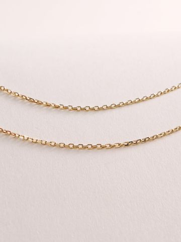  14K Drawn Cable Chain (2P) 