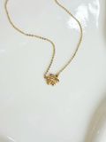  14K Petite Daisy Necklace 