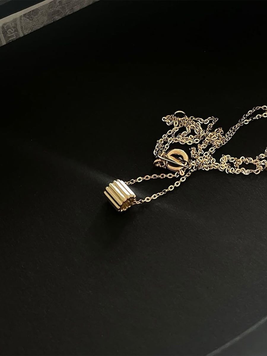  14K Silky Tube Necklace 